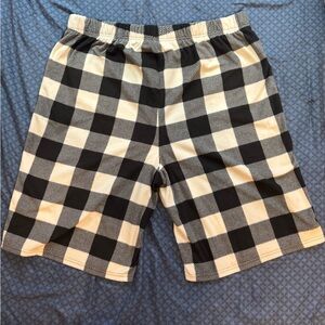 Pajama Checkered Shorts